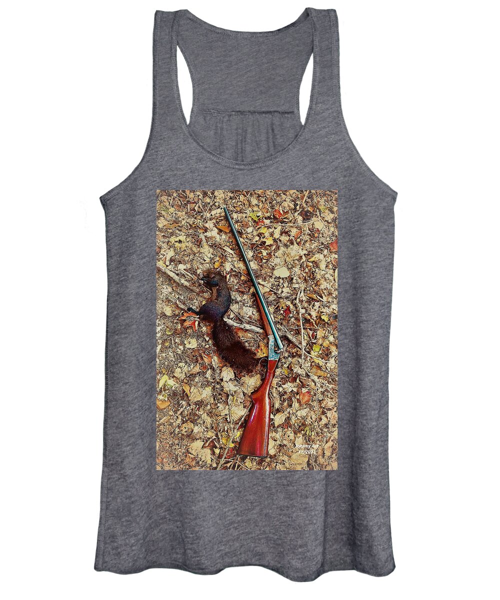 Hunting Women's Tank Top featuring the photograph Hunting by John Anderson