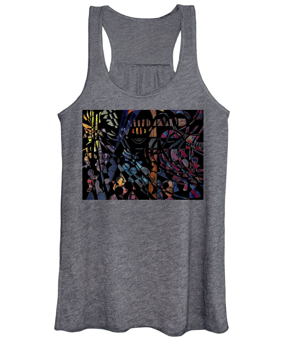 Hypnosis Women's Tank Top featuring the painting Hypnosis by Lynellen Nielsen