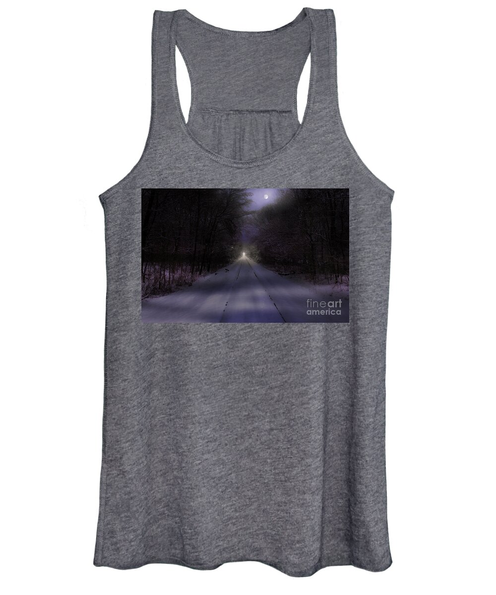 Christmas Women's Tank Top featuring the photograph I'll be home for Christmas by Rick Lipscomb