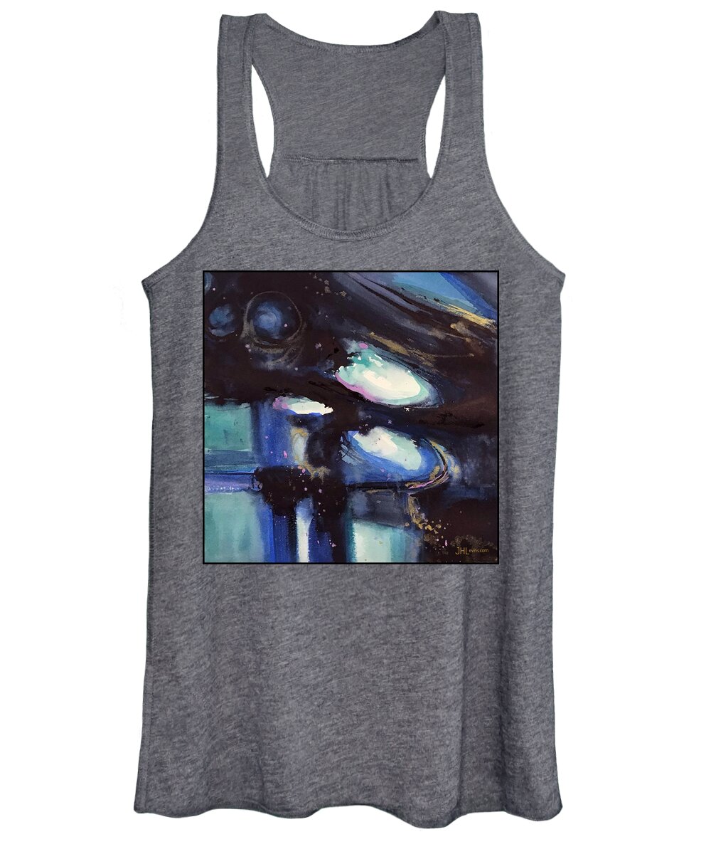 Abstract Women's Tank Top featuring the painting Infinite by Judith Levins