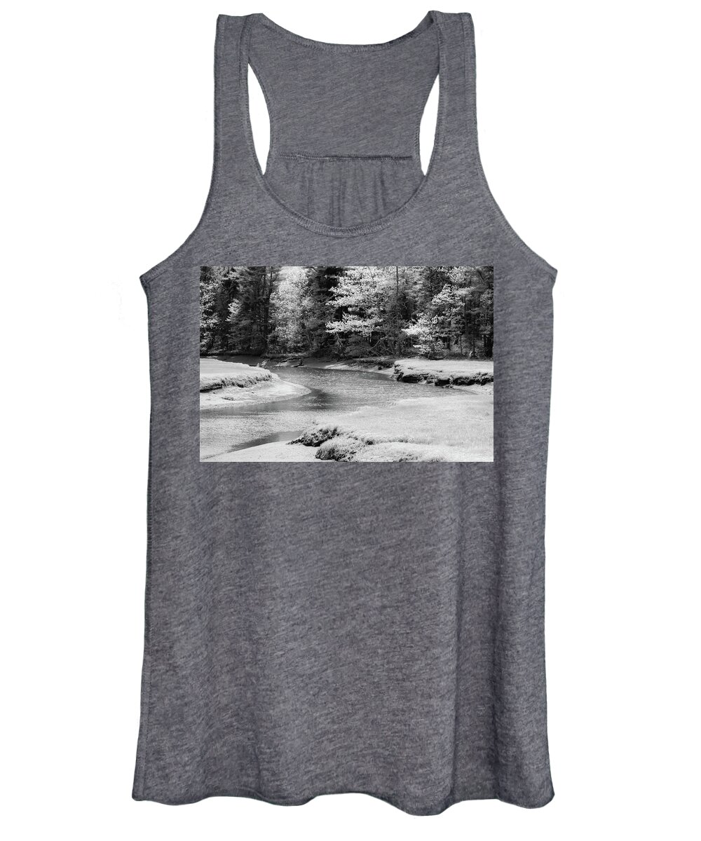 Maine Women's Tank Top featuring the photograph Intercoastal Maine by Robert Stanhope