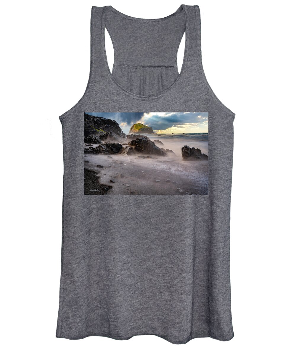 Long Exposure Women's Tank Top featuring the photograph Island in Sun by Devin Wilson