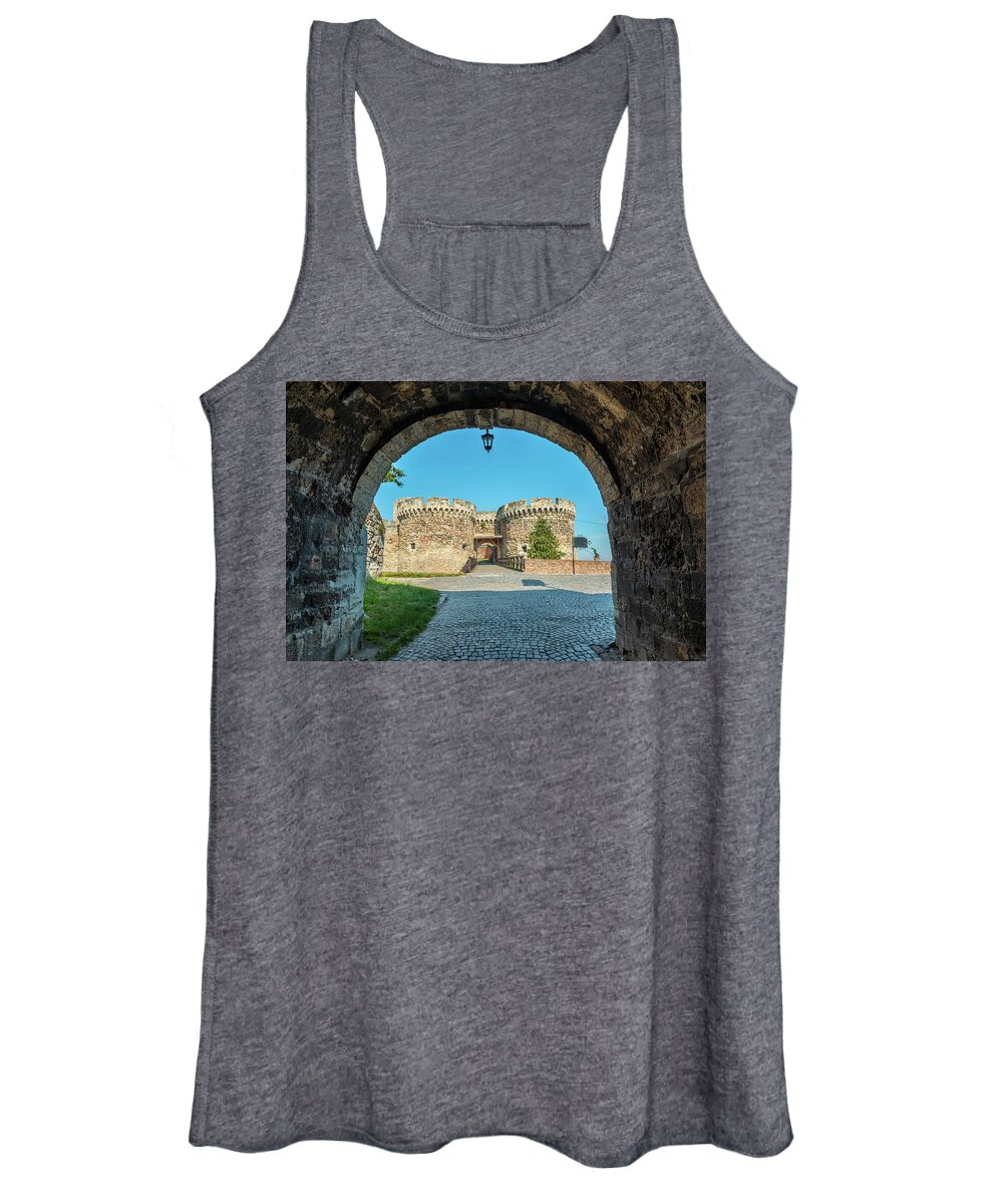 Fortress Women's Tank Top featuring the photograph Kalemegdan fortress in Belgrade, Serbia by Mikhail Kokhanchikov