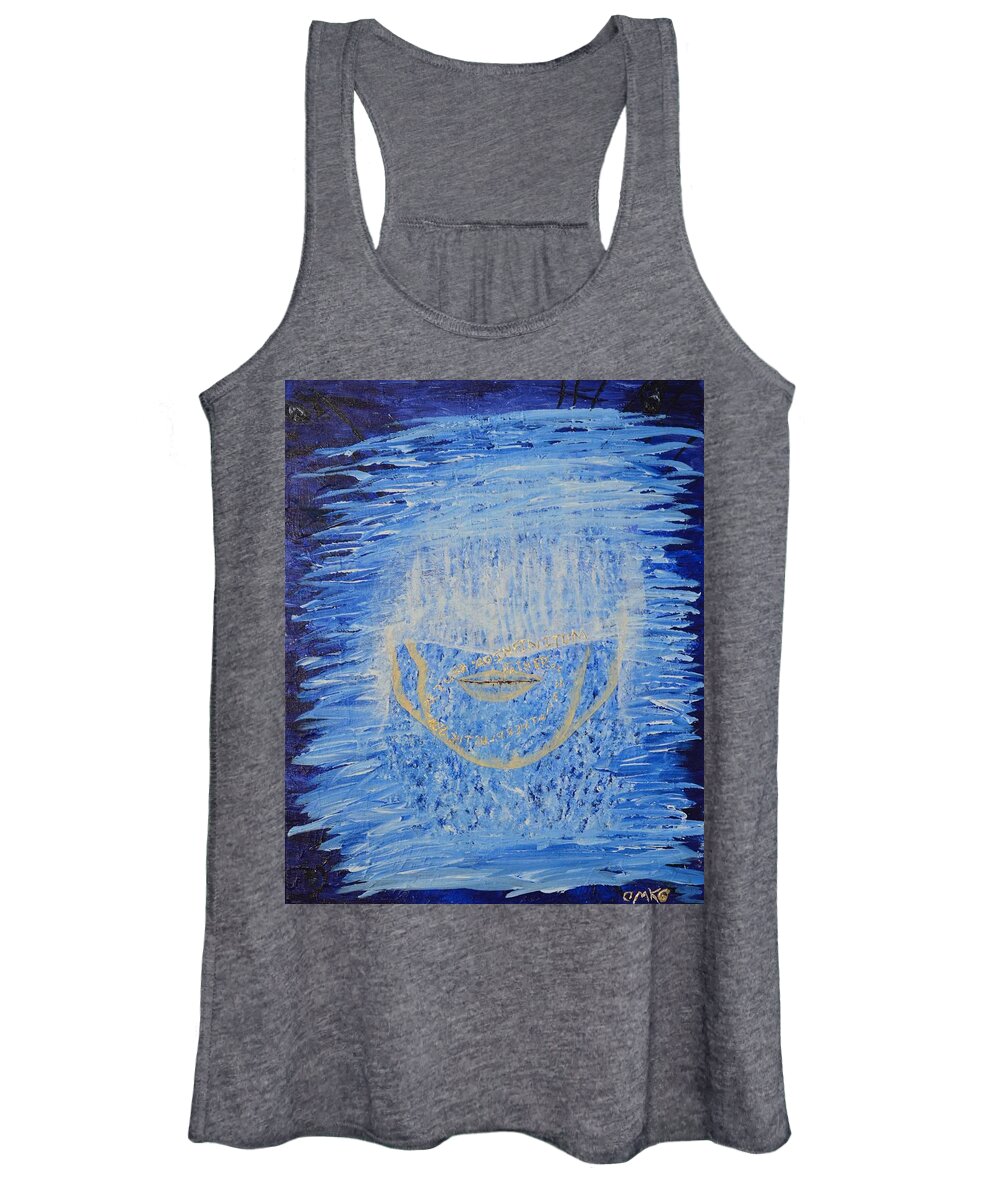 Christina Knight Women's Tank Top featuring the painting Knowing Peace by Christina Knight