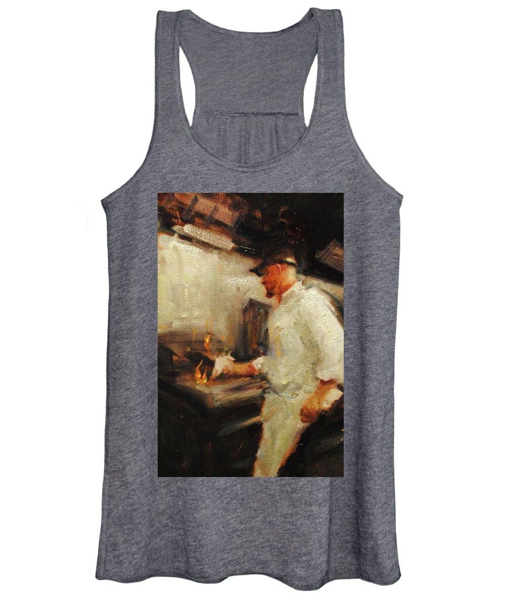 Labour Of Love Women's Tank Top featuring the painting Labour Of Love by Ashlee Trcka
