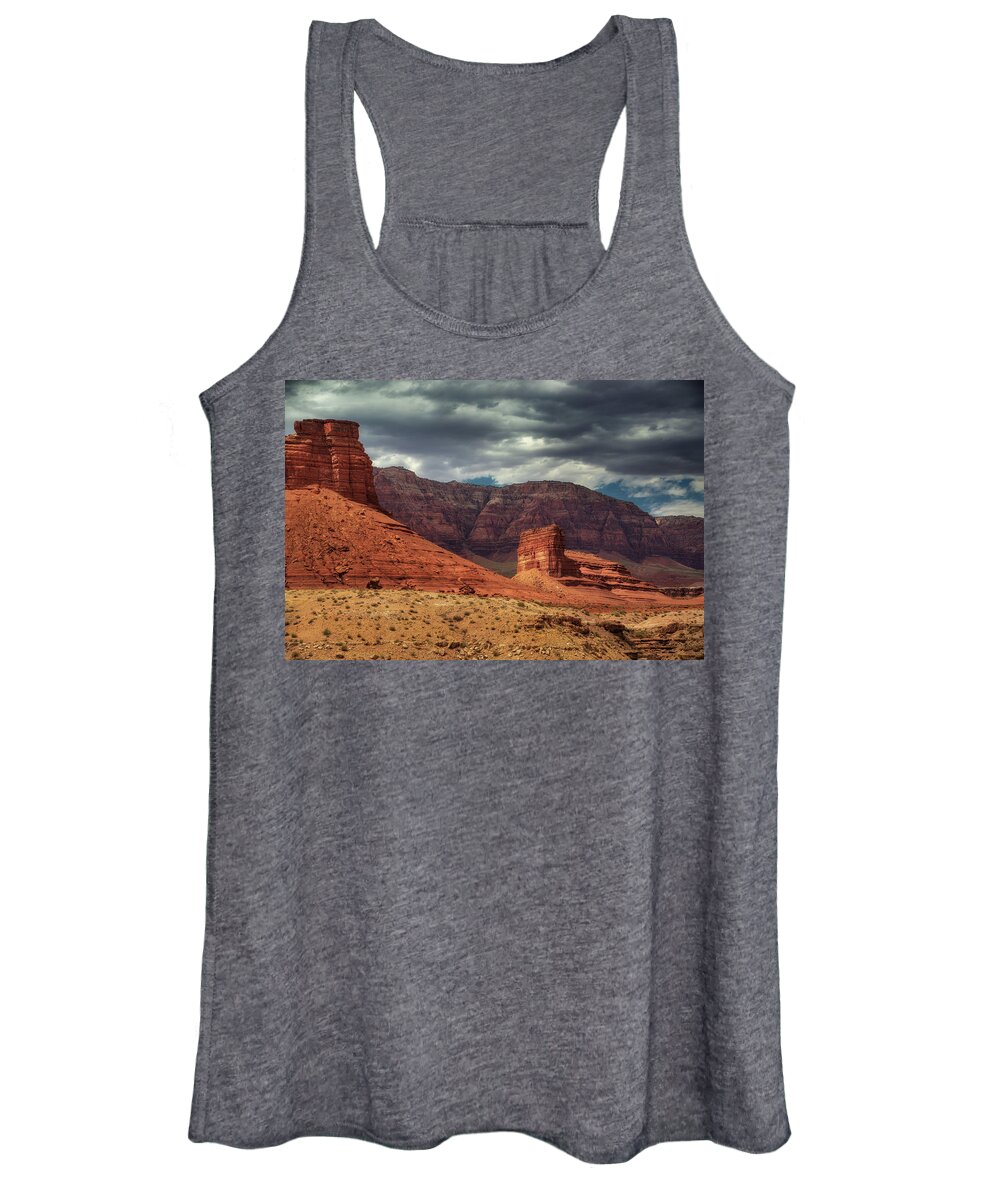 Headwaters Grand Canyon Lee's Ferry River Arizona Colorful Rock Cliffs Fstop101 Women's Tank Top featuring the photograph Lee's Ferry Arizona by Geno Lee