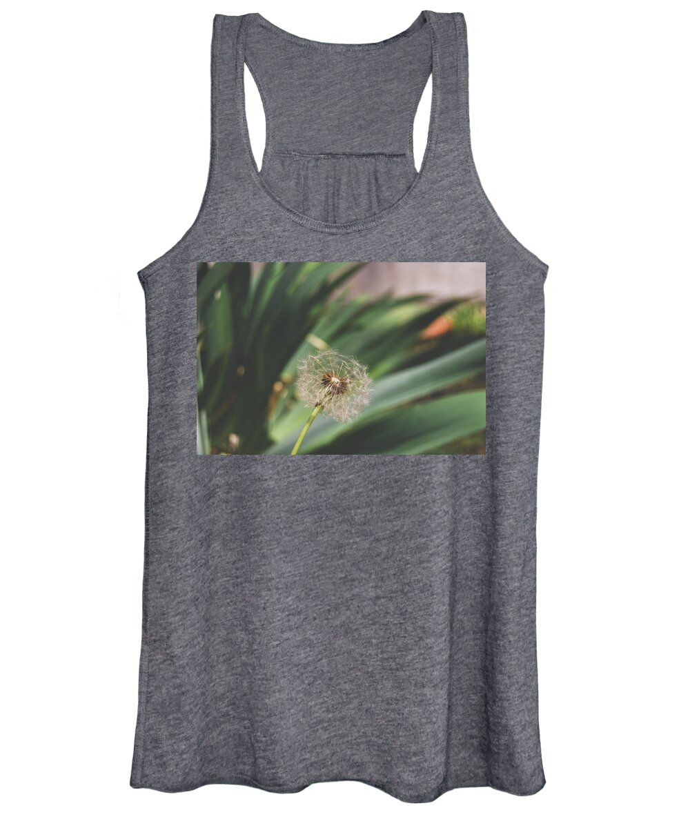 Antioxidant Women's Tank Top featuring the photograph Life of a dandelion by Heather Bettis