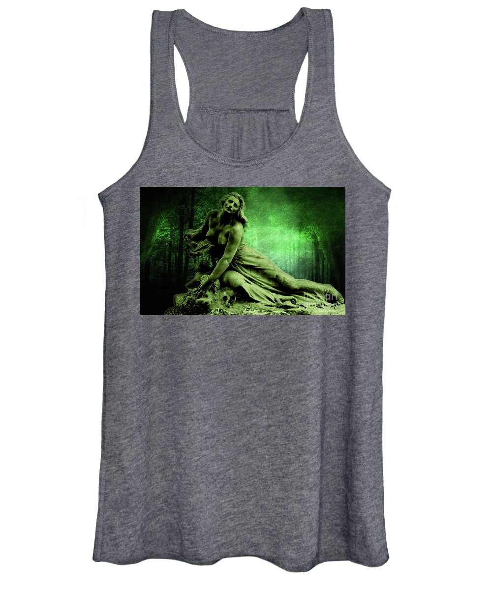 Painting Women's Tank Top featuring the digital art Light of Hope by Lutz Roland Lehn