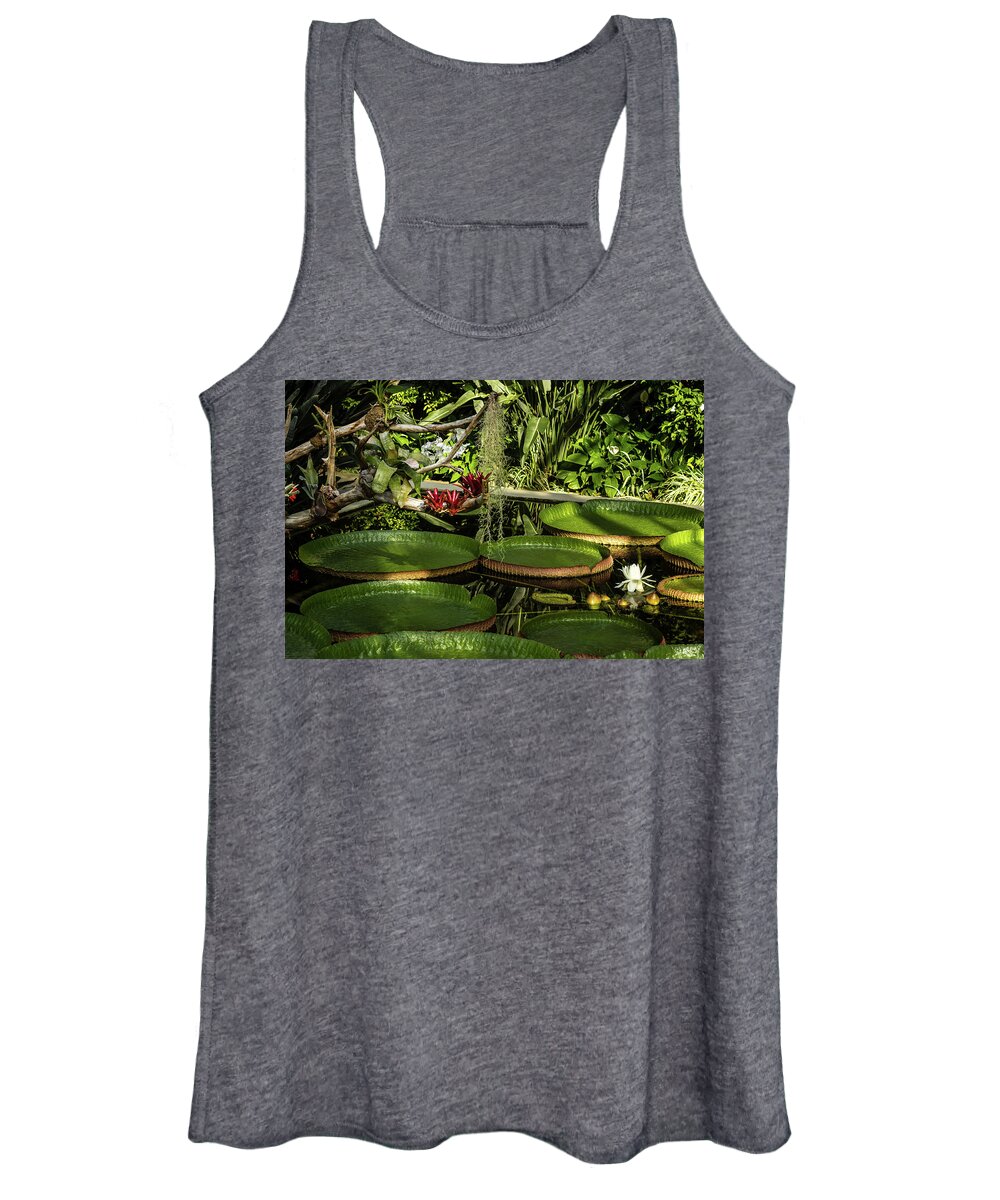 Italy Women's Tank Top featuring the photograph Lily pond by Craig A Walker