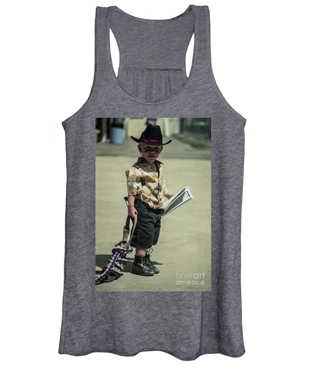 Arizona Women's Tank Top featuring the photograph Little Trainer by Kathy McClure