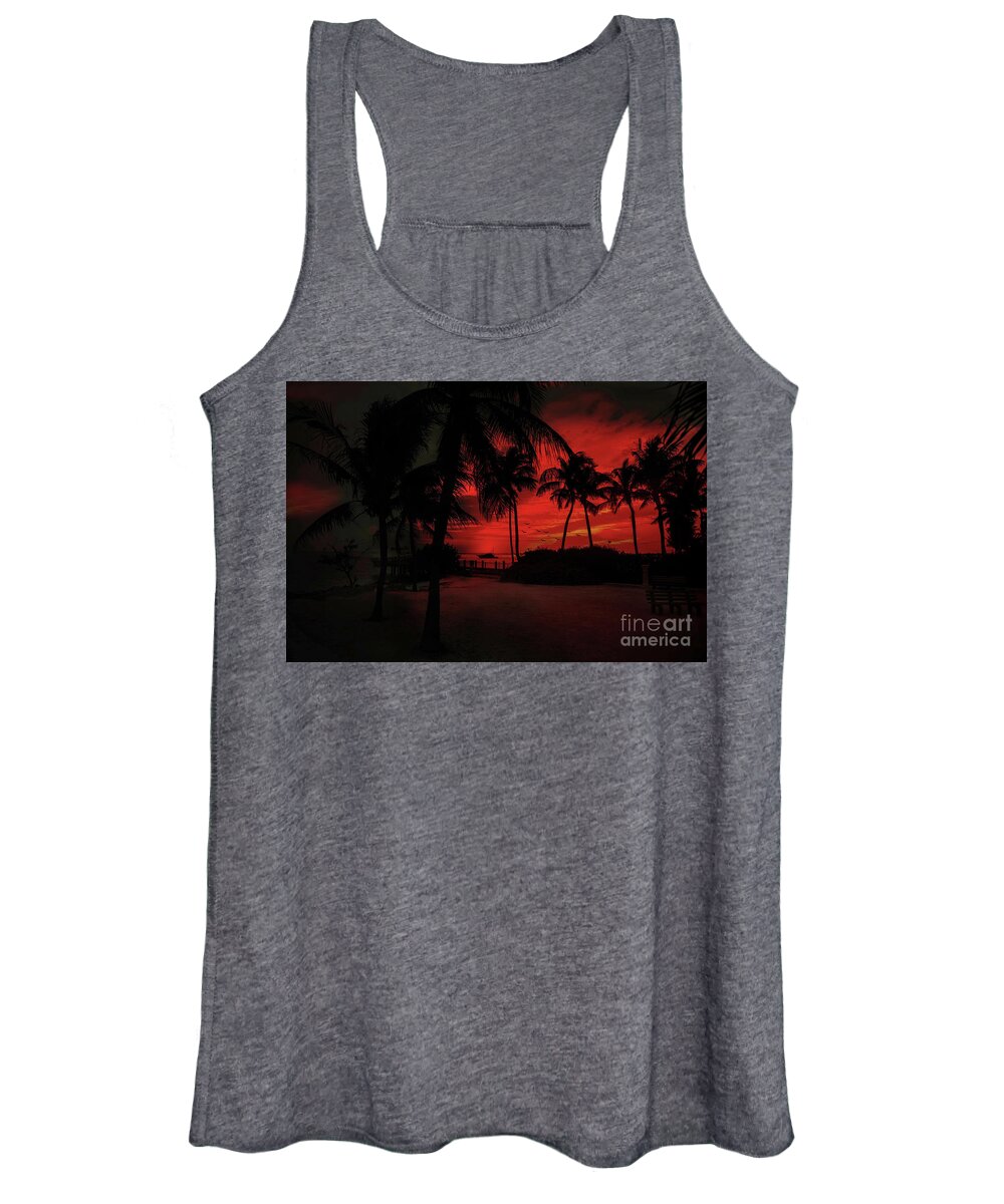 Florida Keys Women's Tank Top featuring the photograph Love Is A Marathon by Ed Taylor