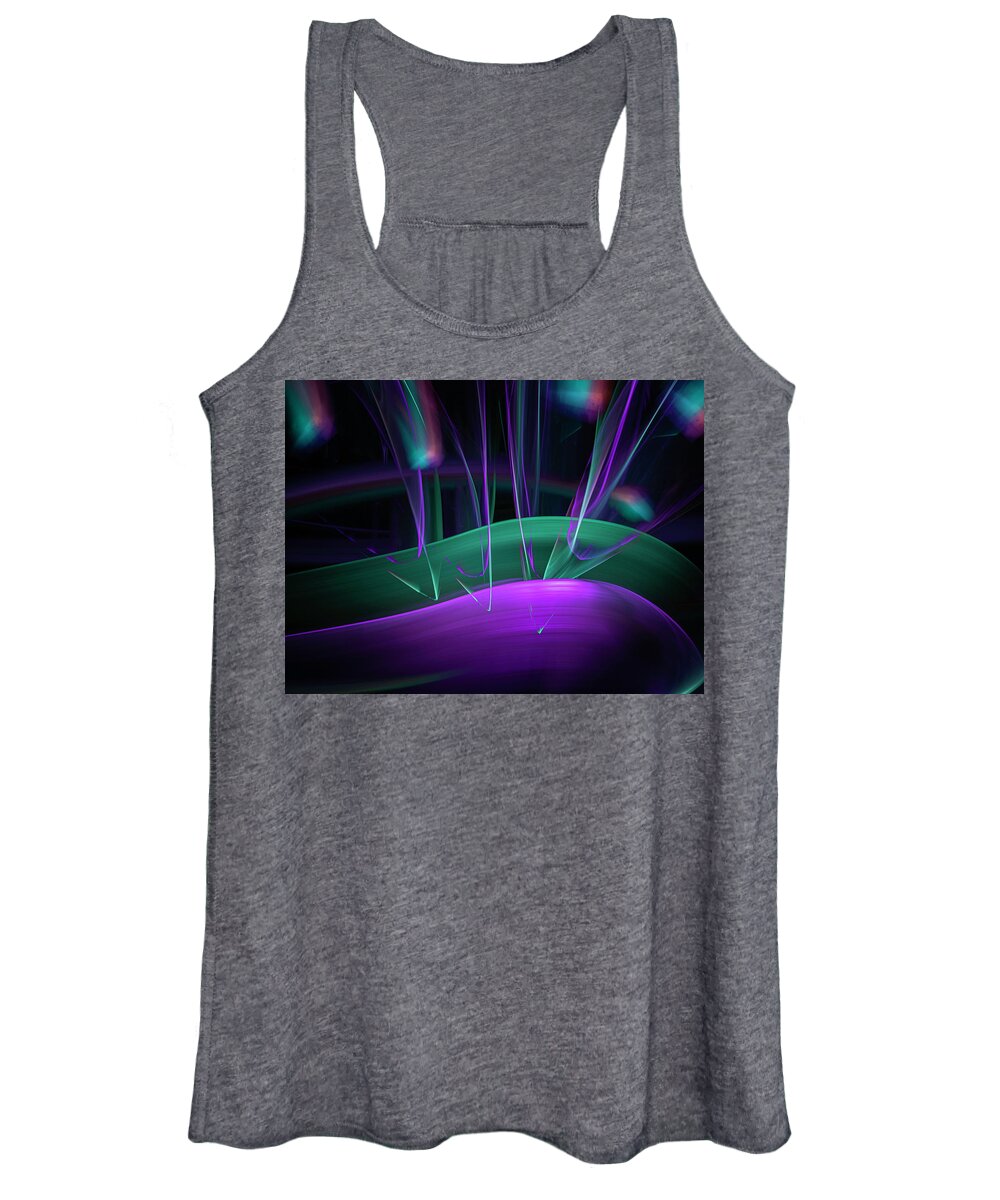 Light Painting Women's Tank Top featuring the photograph Lp 02 by Fred LeBlanc