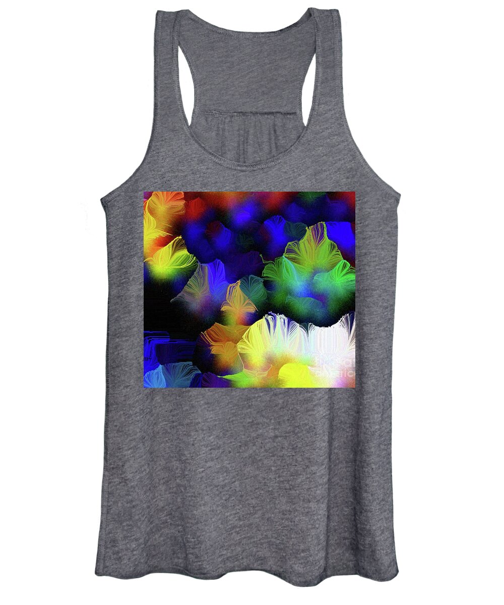 Home Women's Tank Top featuring the painting Made It Home Again    by Aberjhani
