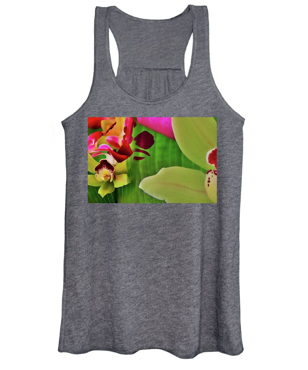 Orchids Women's Tank Top featuring the photograph Magenta Glow by Bobby Villapando