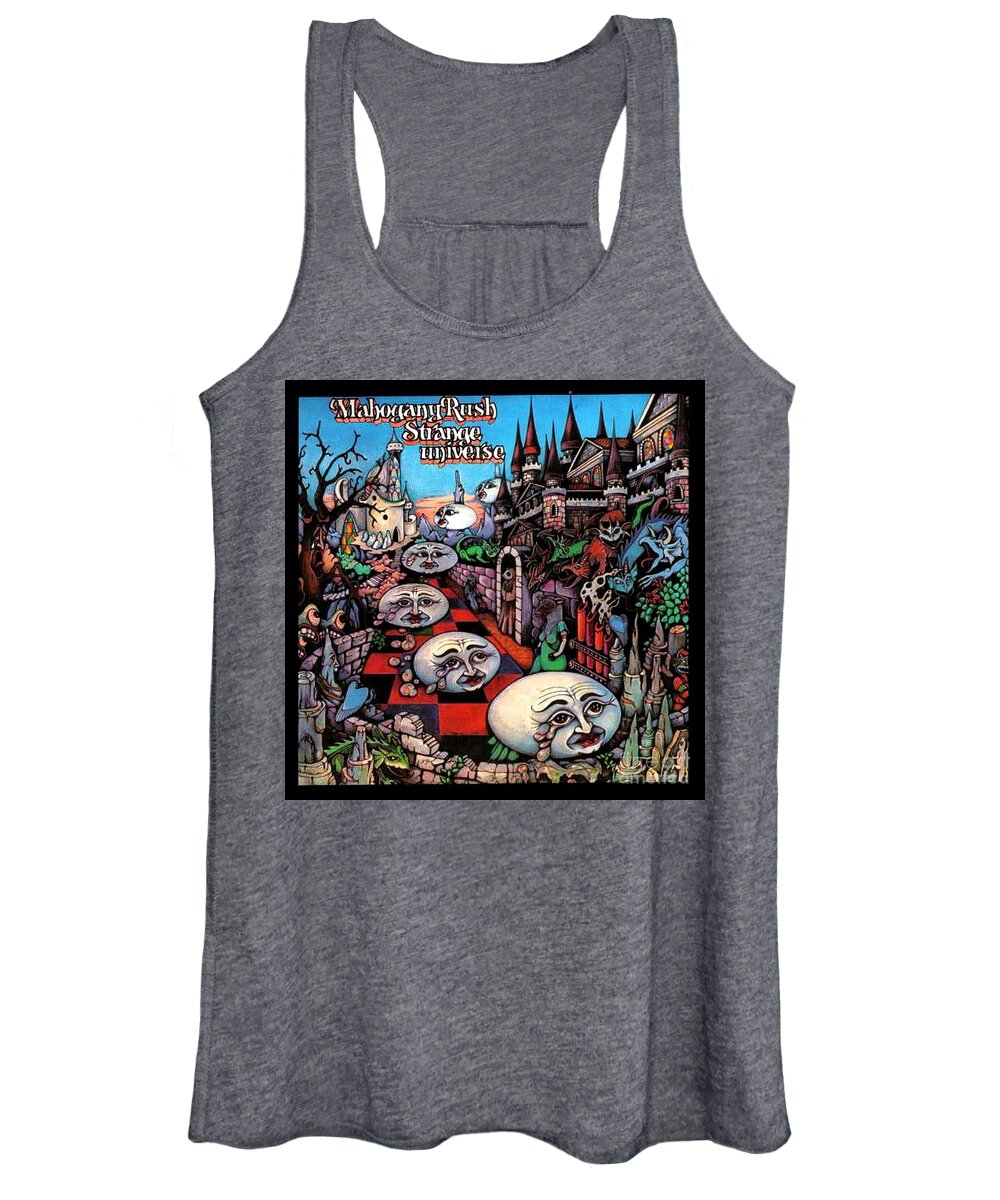 Mahogany Women's Tank Top featuring the photograph Maghogany Rush Strange Universe Album Cover by Action