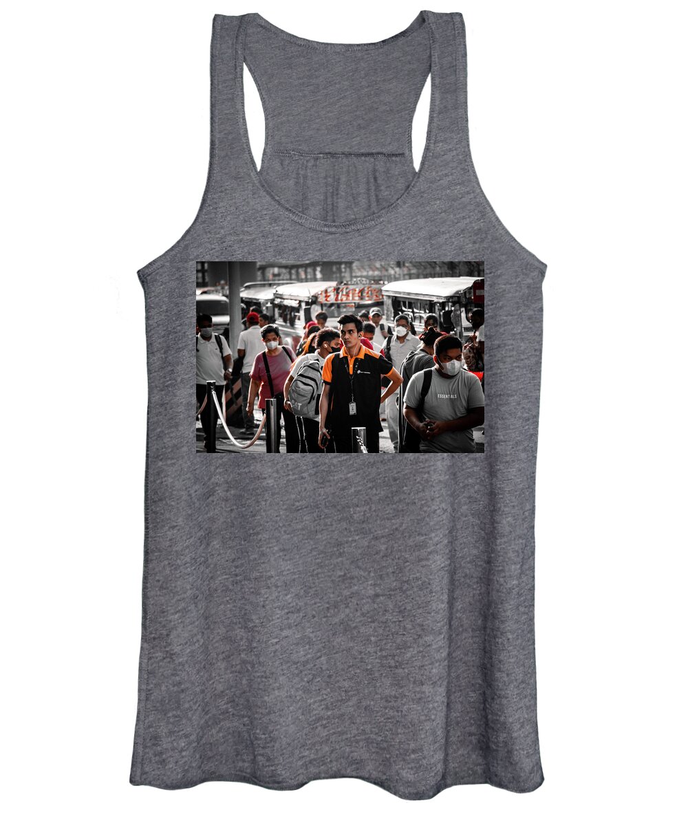 Manila Women's Tank Top featuring the photograph Manila, Philippines 2L by Brian Reaves