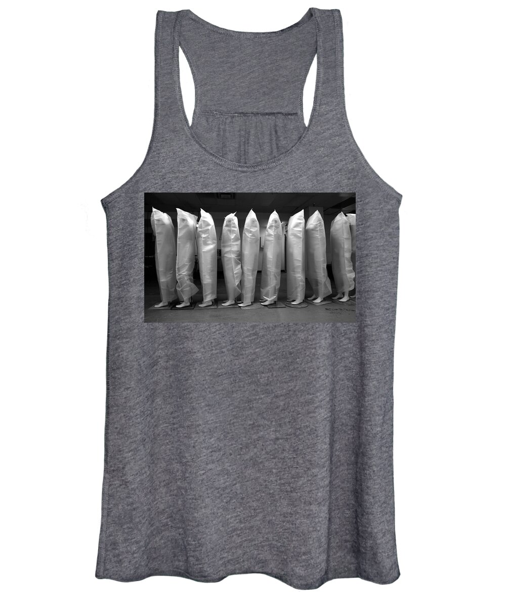 Mannequins Women's Tank Top featuring the photograph Mannequins March by Rick Wilking