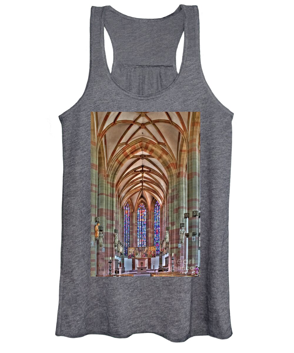 Germany Women's Tank Top featuring the photograph Marienkapelle - Wurzburg Germany by Paolo Signorini