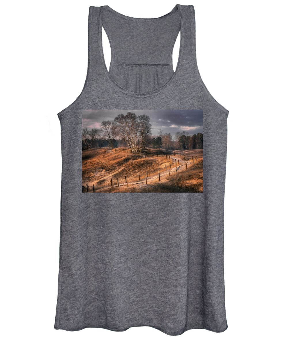 Sand Dunes Women's Tank Top featuring the photograph Meandering by Nate Brack