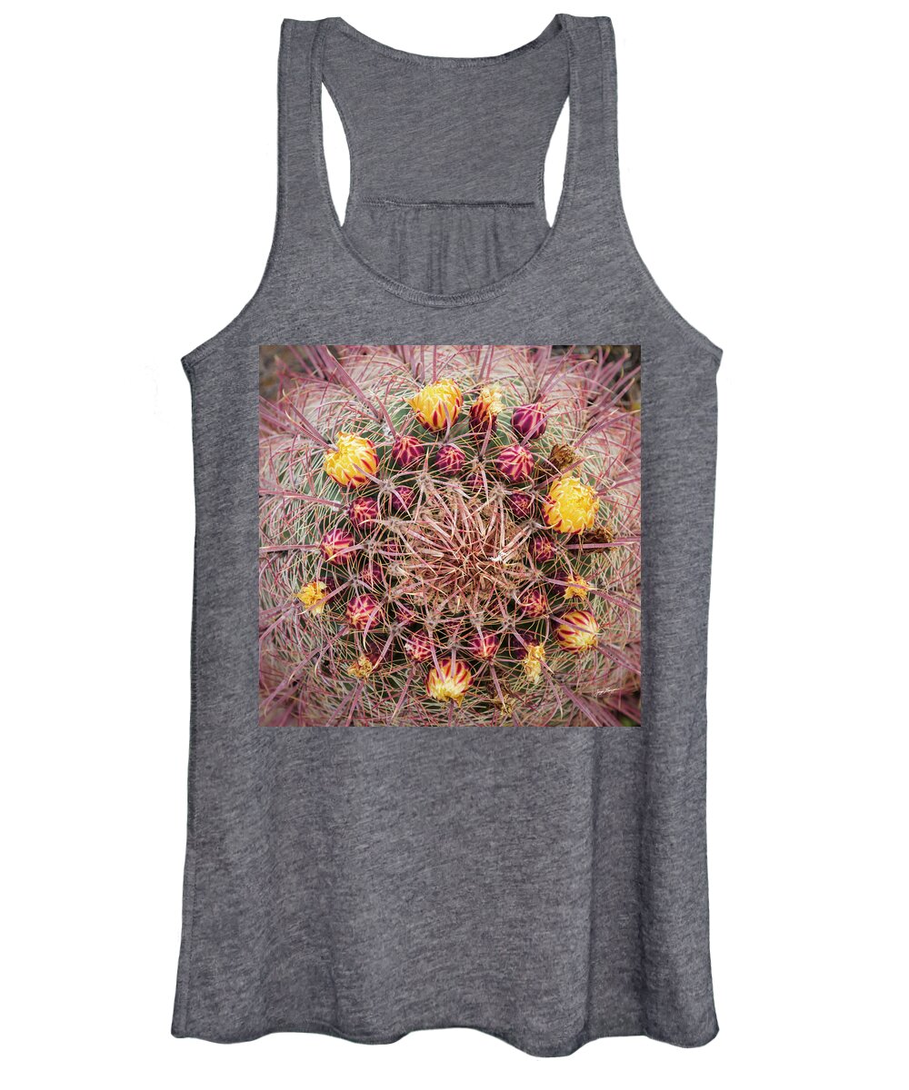 Mexican Lime Caturs Women's Tank Top featuring the photograph Mexican Lime Cactus by Jurgen Lorenzen