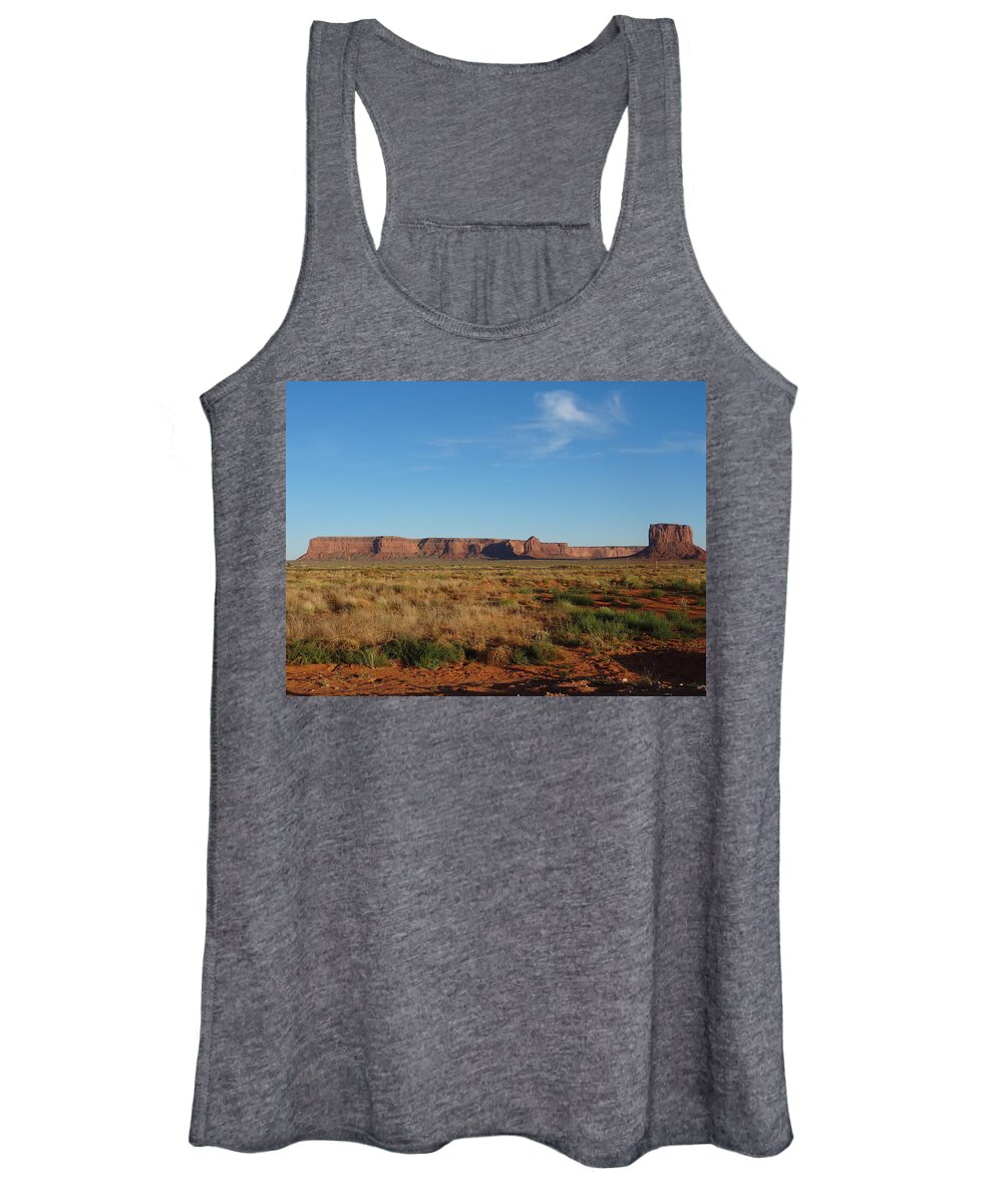 Monument Valley Women's Tank Top featuring the photograph Monument Valley by Joelle Philibert