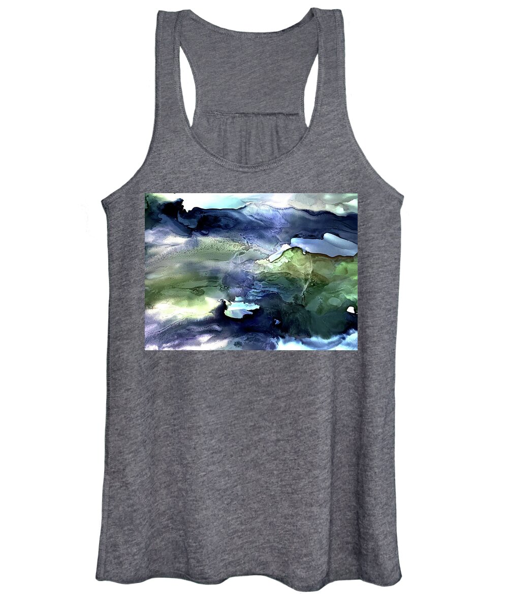  Women's Tank Top featuring the painting Moody Day by Tommy McDonell