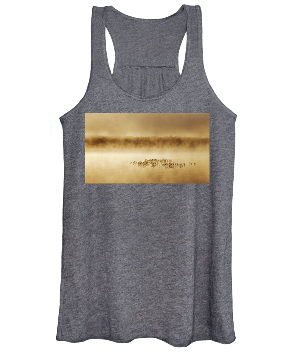 Fog Women's Tank Top featuring the photograph Morning Mist 4154 by Greg Hartford
