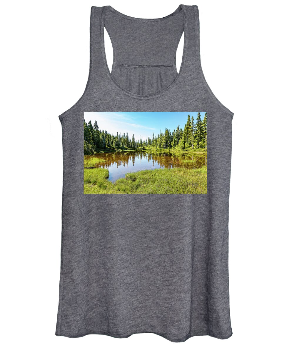 Landscapes Women's Tank Top featuring the photograph Mt. Washington, The Other Side - 3 by Claude Dalley