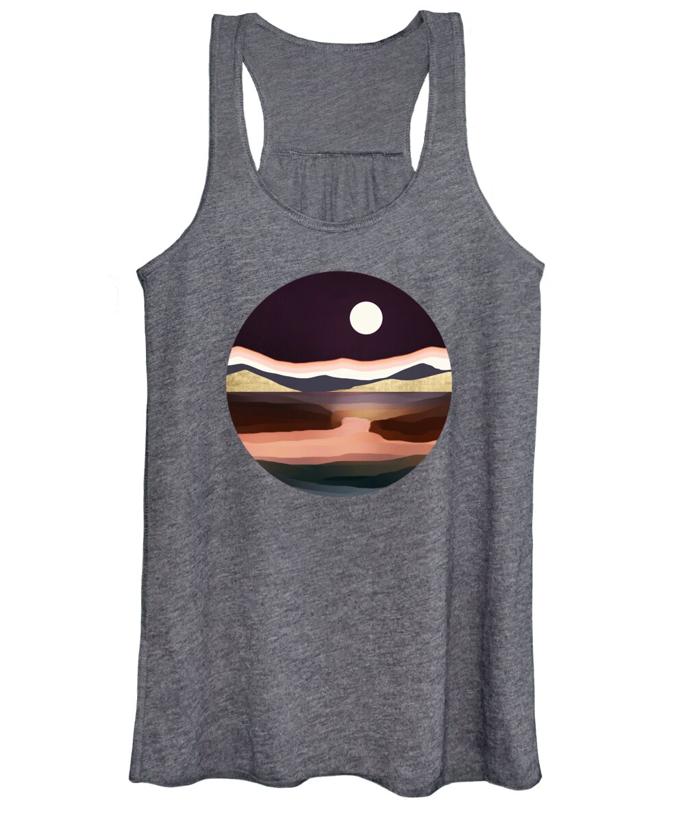 Mulberry Women's Tank Top featuring the digital art Mulberry Vista by Spacefrog Designs