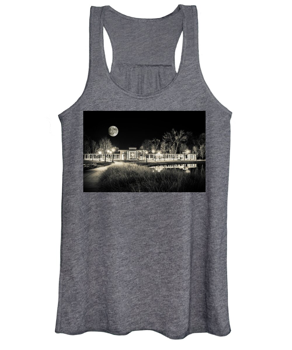 The Muny Women's Tank Top featuring the photograph Muny at Night by Randall Allen