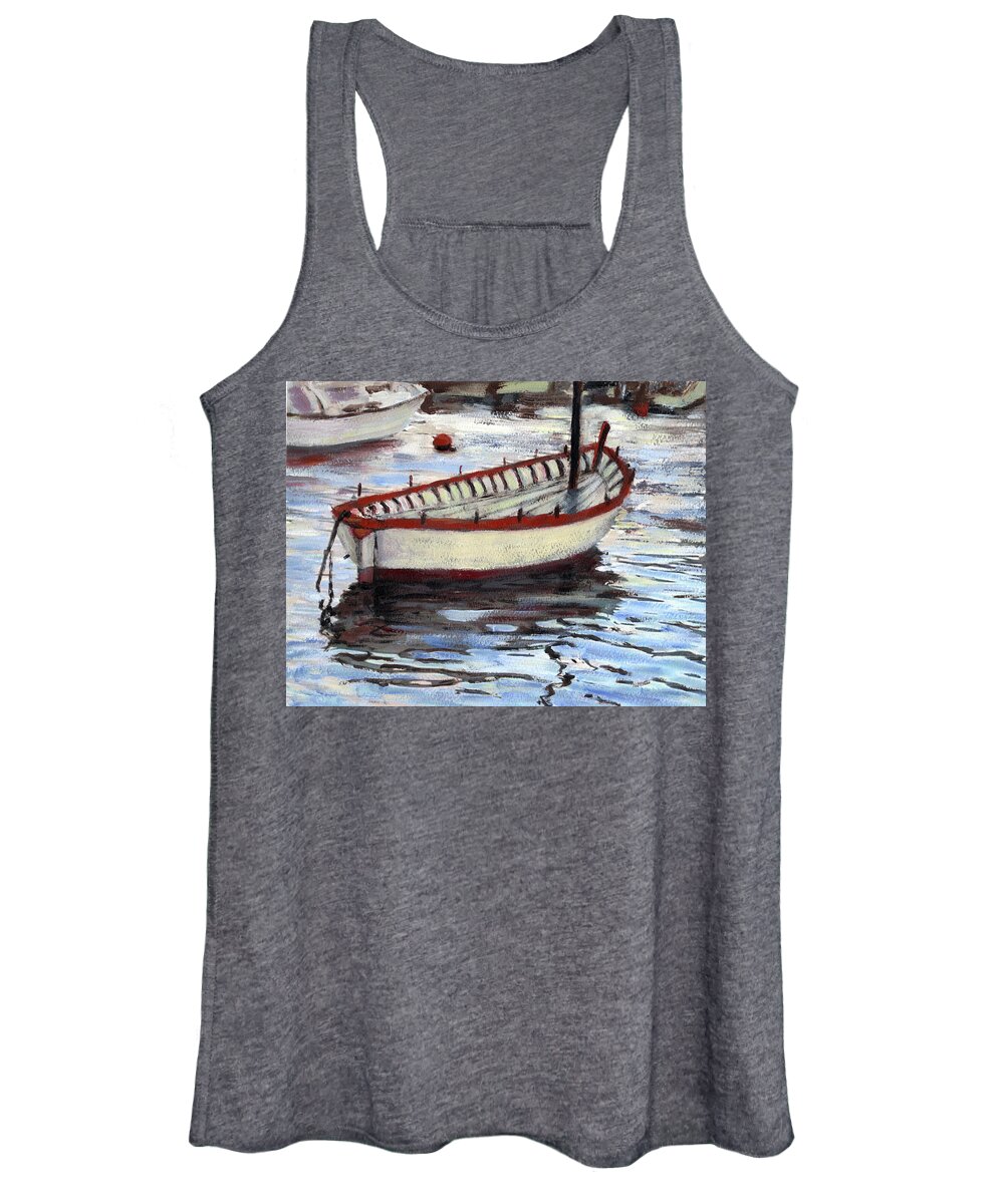 Italy Women's Tank Top featuring the painting My Favorite Fisherman by Randy Sprout
