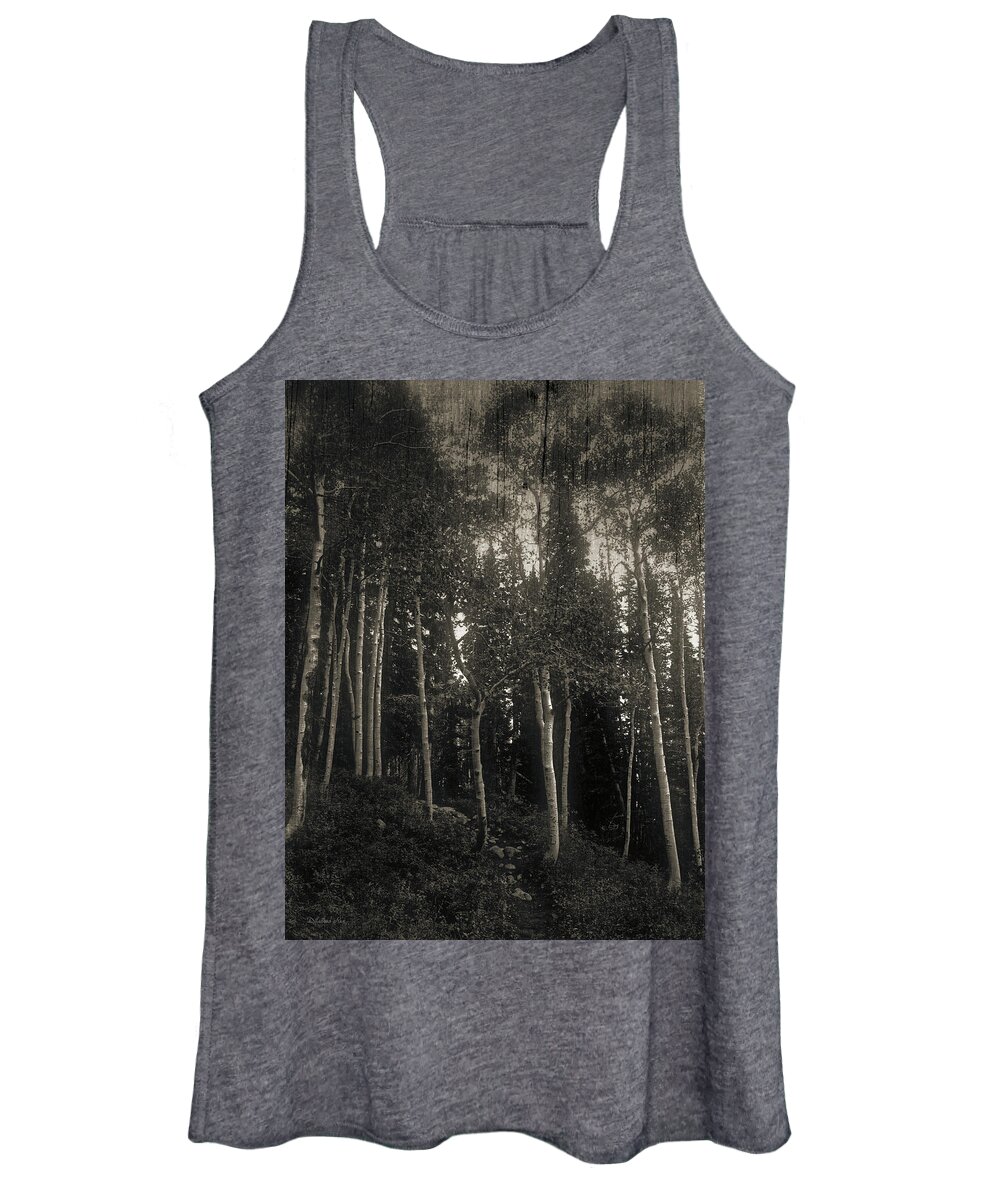 Nature Women's Tank Top featuring the photograph Mystery of the Forest by DK Digital