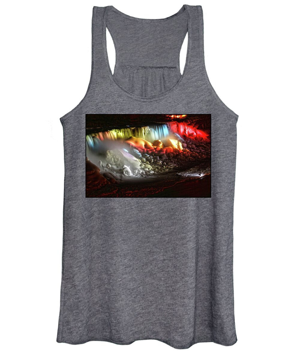 Landscape Women's Tank Top featuring the photograph Niagara Falls by WonderlustPictures By Tommaso Boddi