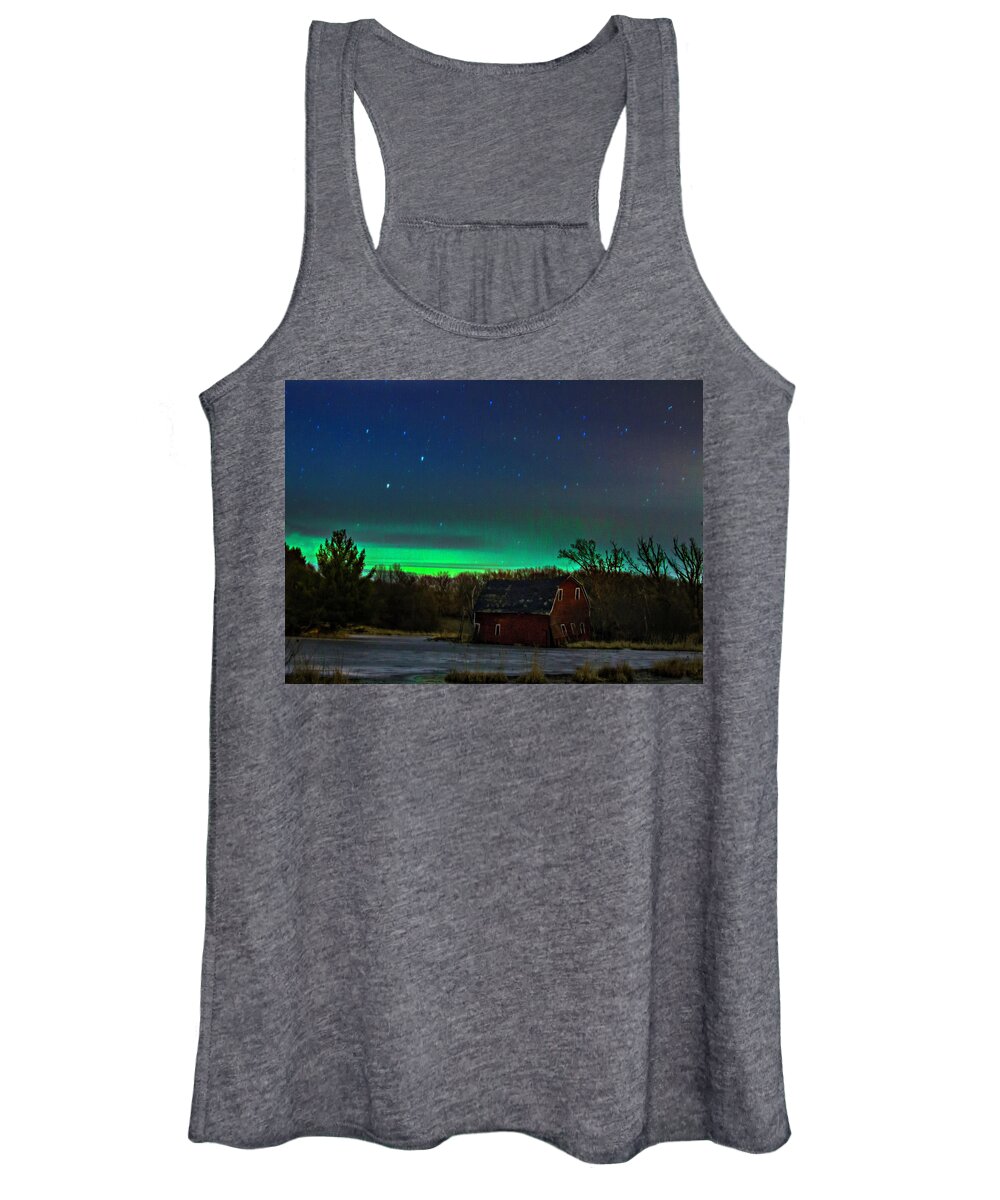  Women's Tank Top featuring the photograph Northern Lights by Nicole Engstrom