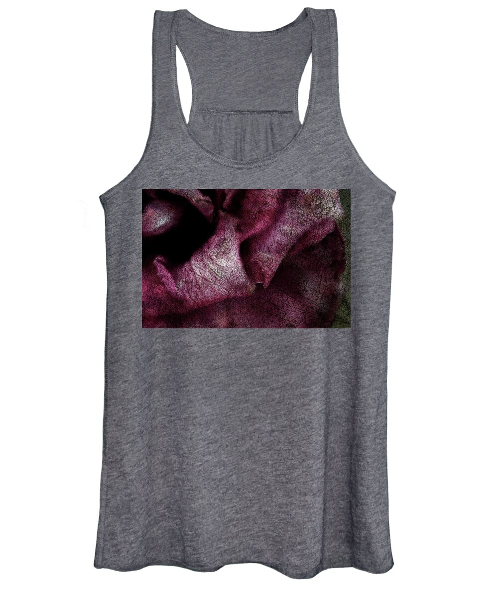 Red Rose Women's Tank Top featuring the photograph Old flower by Al Fio Bonina