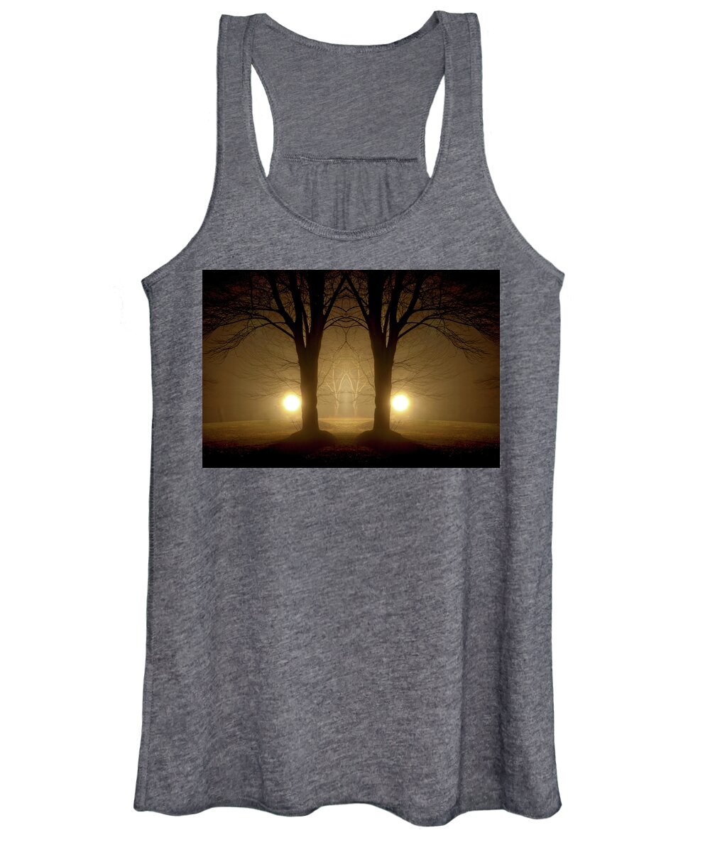 Photo Women's Tank Top featuring the mixed media Ominous by Anthony M Davis
