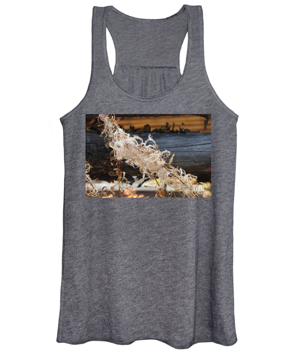 Fireweed Women's Tank Top featuring the photograph On Fire by Nicola Finch
