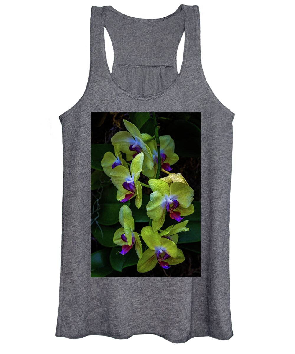 Flowers Women's Tank Top featuring the photograph Orchid Flowers #3 by Chris Lord
