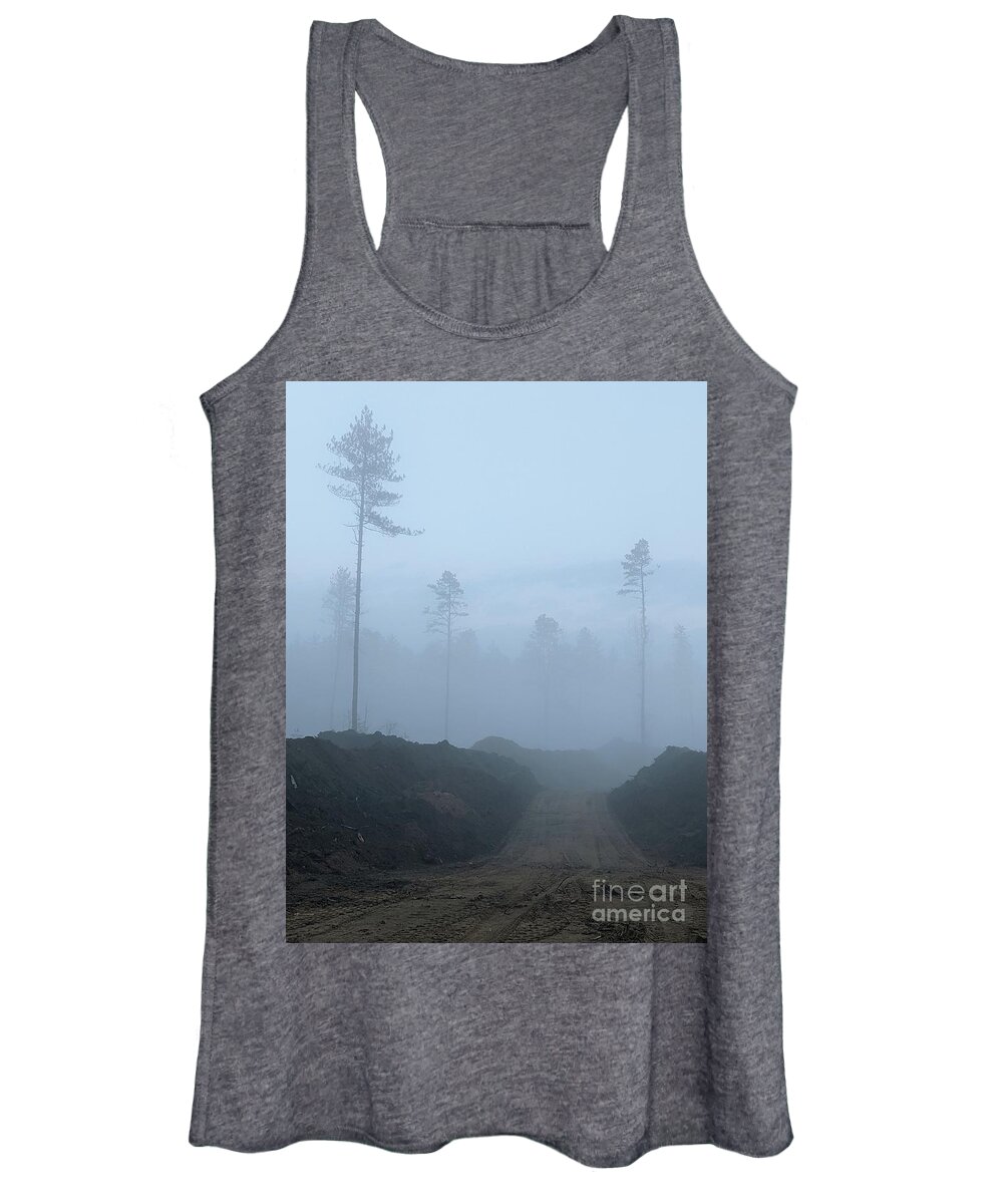 Fog Women's Tank Top featuring the photograph Otherworld Fog by Darcy Leigh