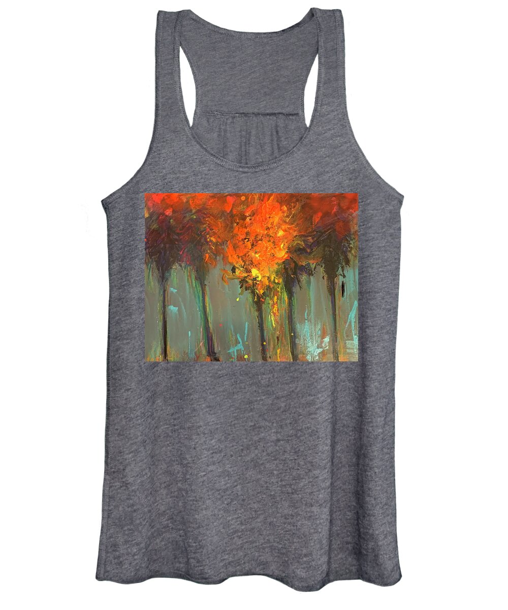 Nicholas Brendon Women's Tank Top featuring the painting Palm Sunday by Nicholas Brendon