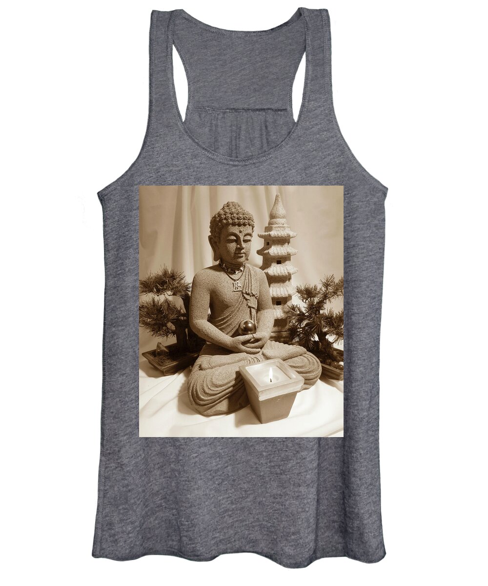 Buddha Women's Tank Top featuring the photograph Peace by Gigi Dequanne