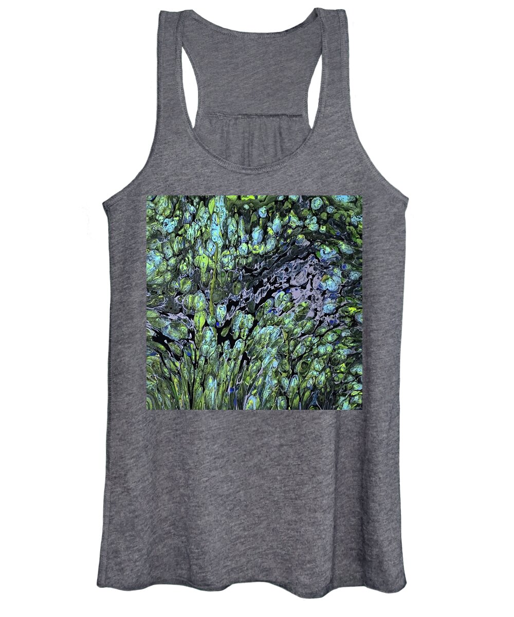 Pour Women's Tank Top featuring the painting In Honor of Monet by Pour Your heART Out Artworks