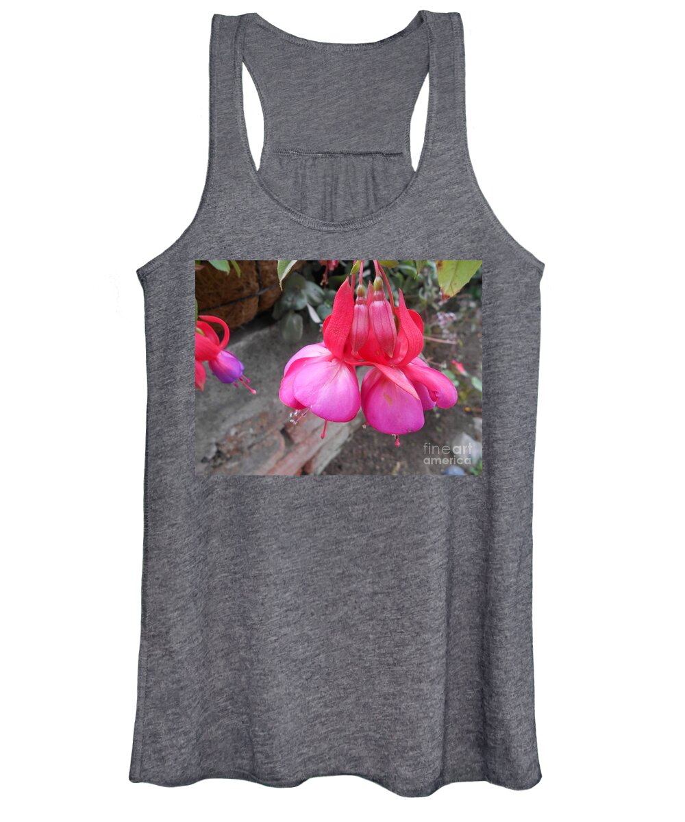 Flower Women's Tank Top featuring the photograph Pink blossom by Nancy Graham