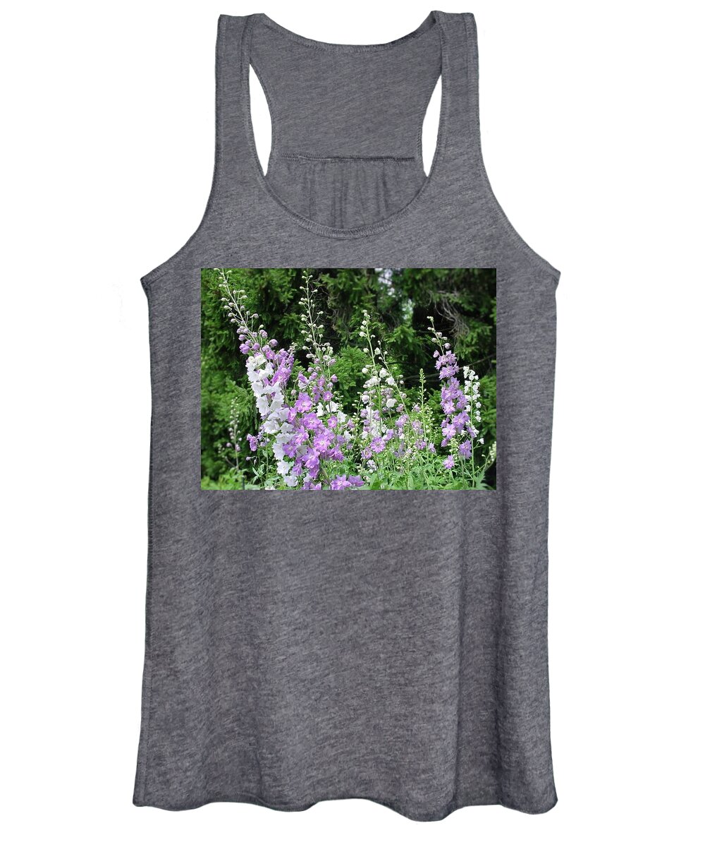 Flowers Women's Tank Top featuring the photograph Pink Flowers by Pour Your heART Out Artworks