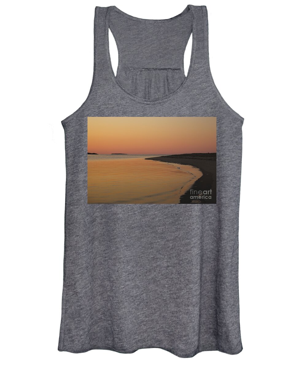 Atkins Bay Women's Tank Top featuring the photograph Popham Beach State Park in Phippsburg Maine USA by Erin Paul Donovan