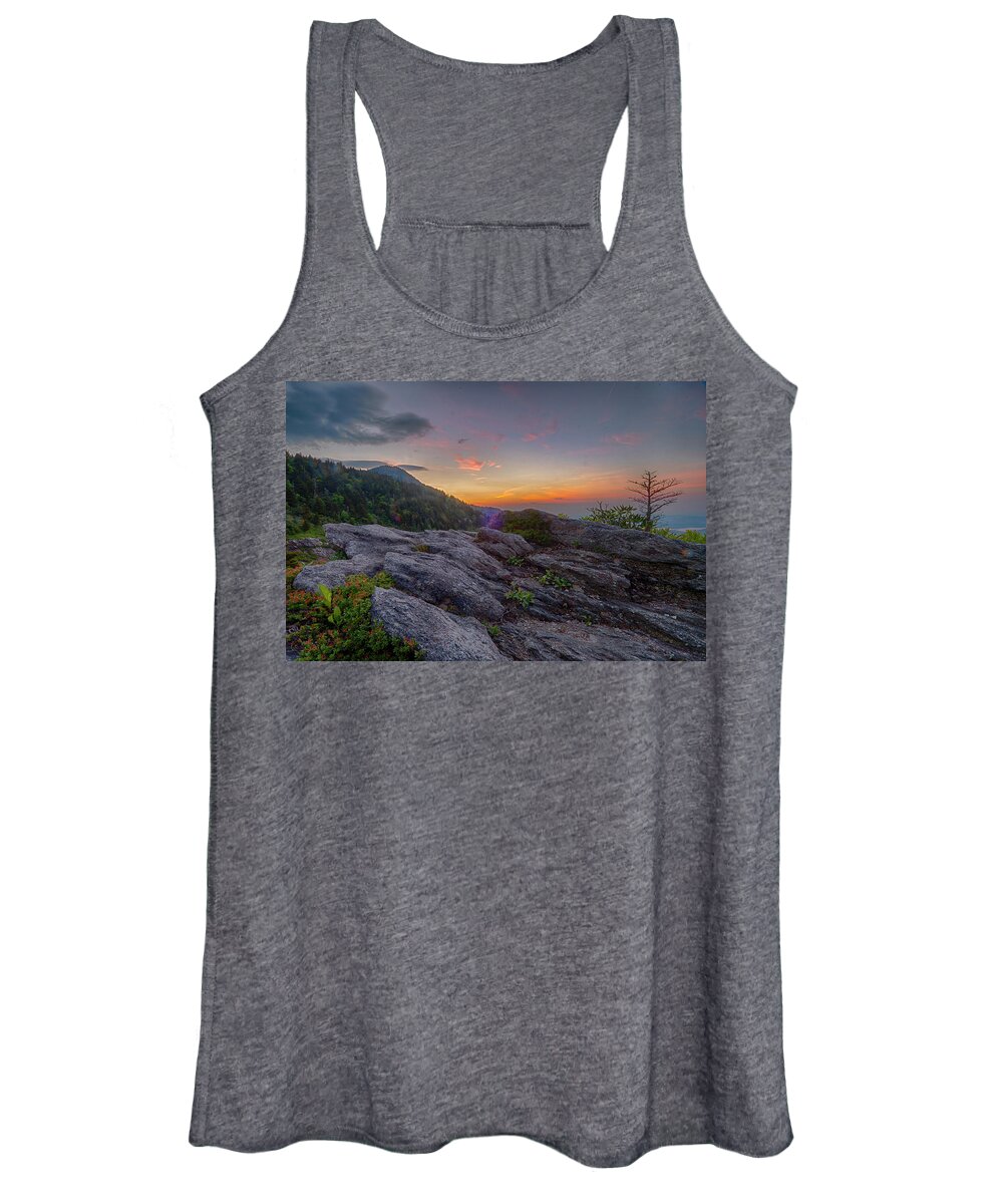 Blue Ridge Mountains Women's Tank Top featuring the photograph Predawn Light by Melissa Southern