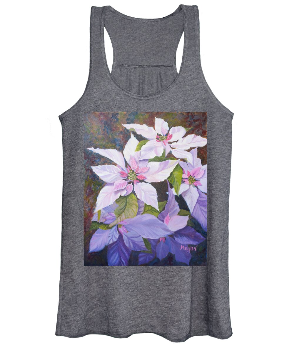 Pink Women's Tank Top featuring the painting Pretty in Pink by Megan Collins