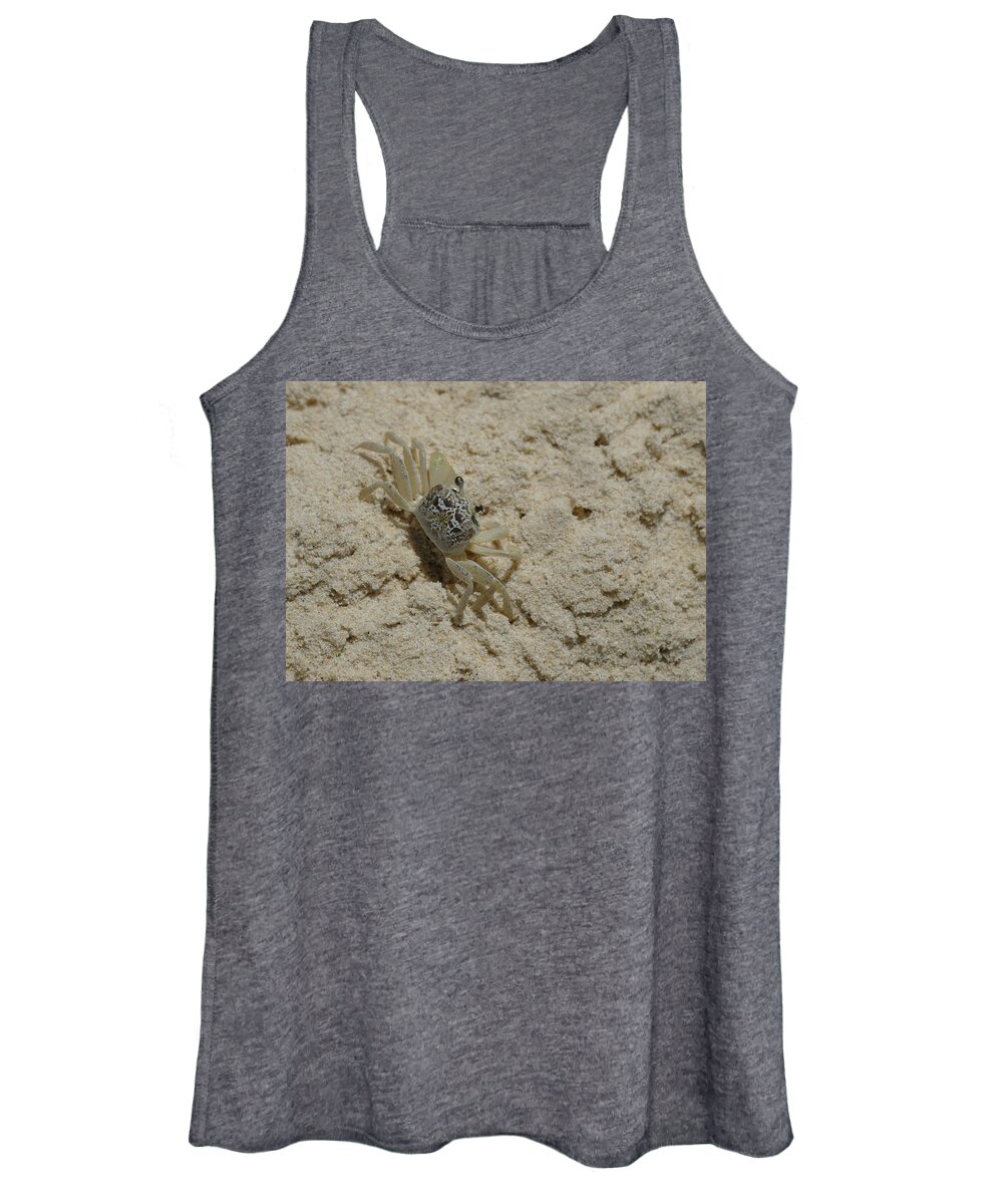 Animals Women's Tank Top featuring the photograph Pretty Little Crab by Maryse Jansen