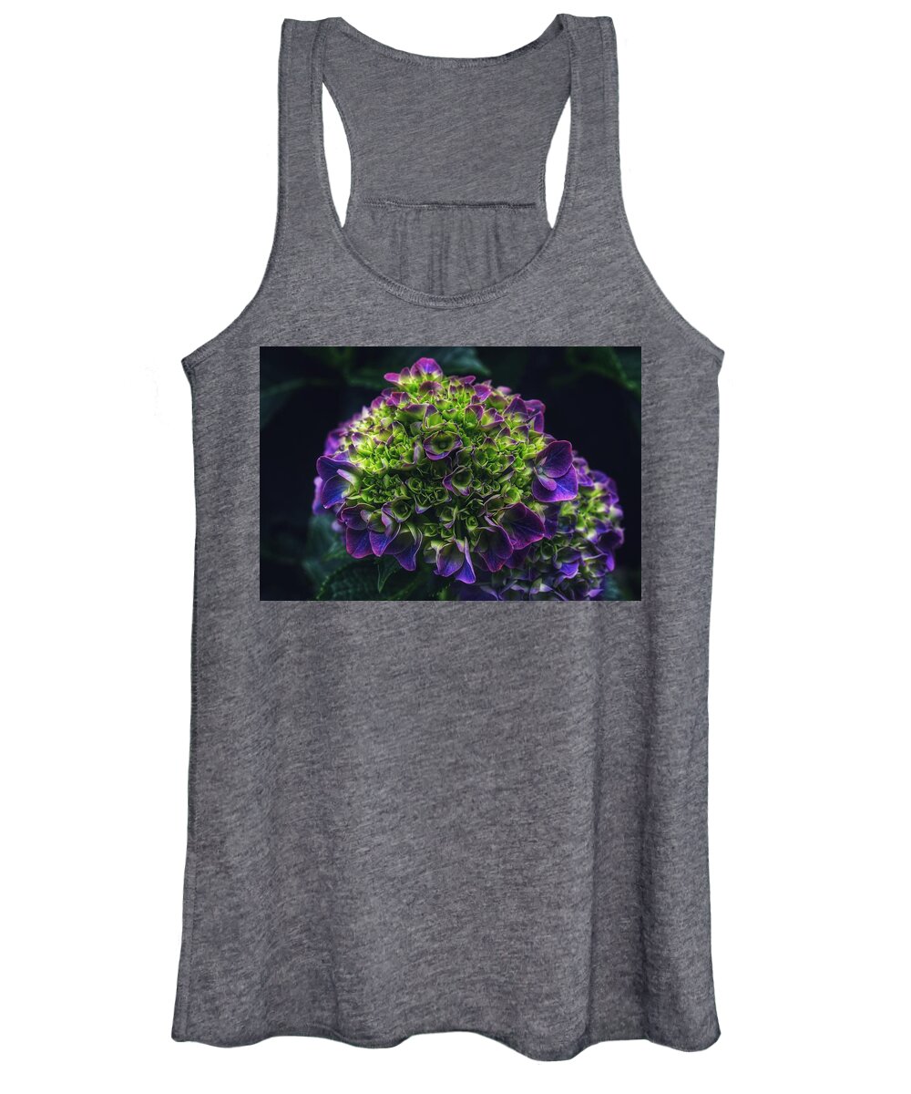 Photo Women's Tank Top featuring the photograph Purple Crown by Evan Foster