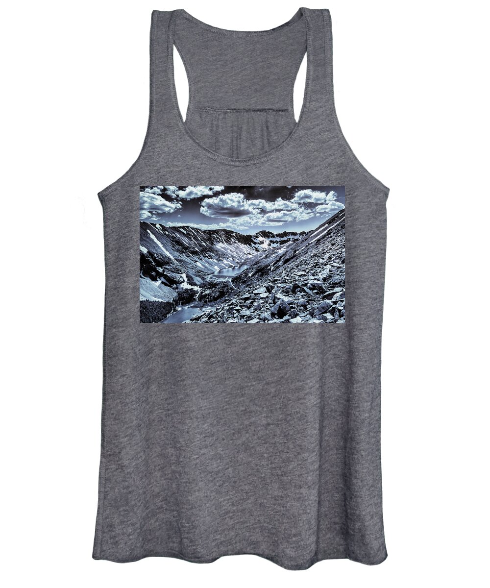 Quandry Peak Women's Tank Top featuring the photograph Quandry Peak Hike by Nathan Wasylewski